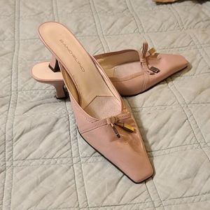 Pink leather slide on Bandolino size 8